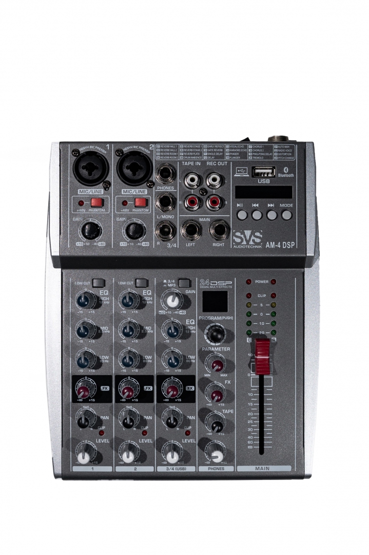 SVS Audiotechnik mixers AM-4 DSP Аналоговый микшерный пульт, 4-канала в Сарапуле