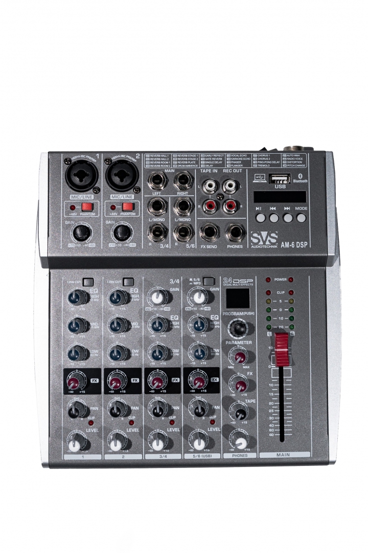 SVS Audiotechnik mixers AM-6 DSP Микшерный пульт аналоговый, 6-канальный SVS Audiotechnik mixers в Сарапуле