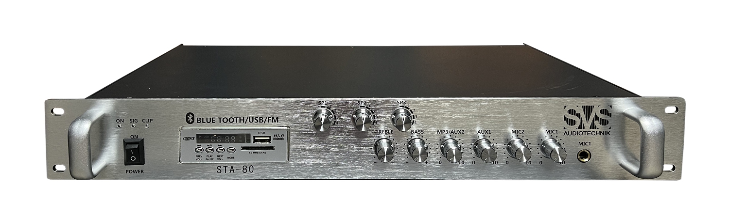 SVS Audiotechnik STA-80 Микшер-усилитель для систем Public Address в Сарапуле